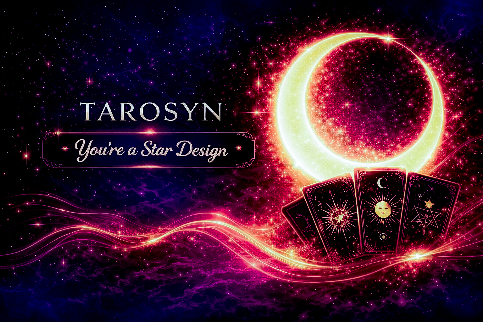 Tarosyn AI-powered tarot and astrology artwork